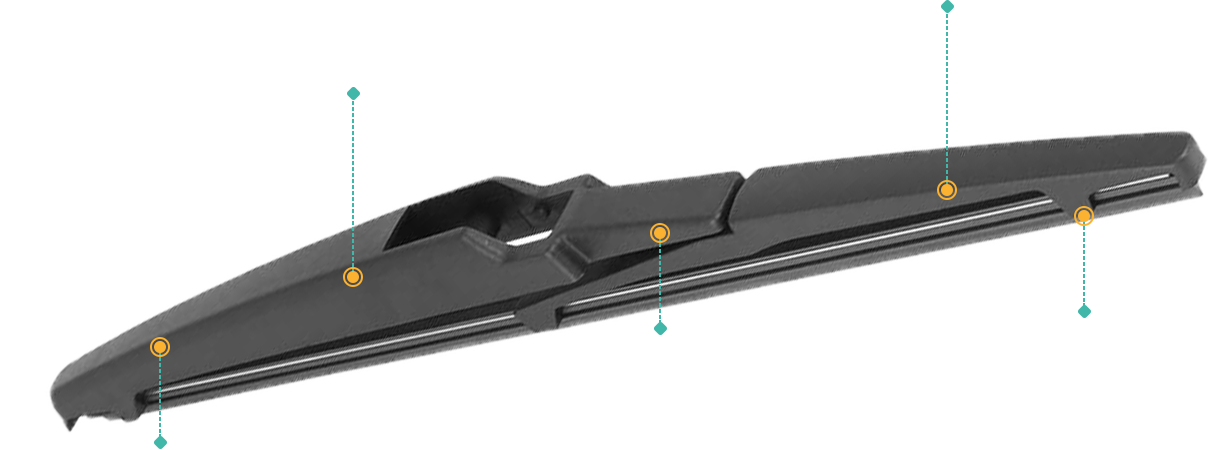 MG ZS 2018-2025 Replacement Wiper Blades