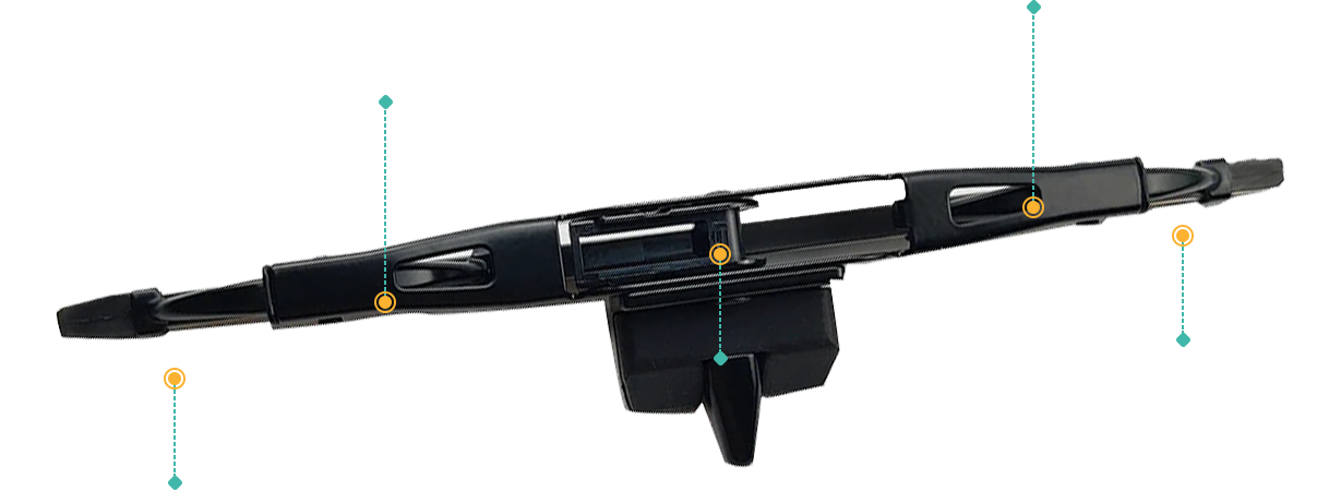 Toyota FJ Cruiser 2011-2016 Replacement Wiper Blades