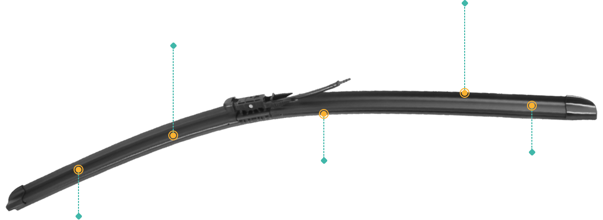 Tesla Model X 2015-2021 Spray Replacement Wiper Blades